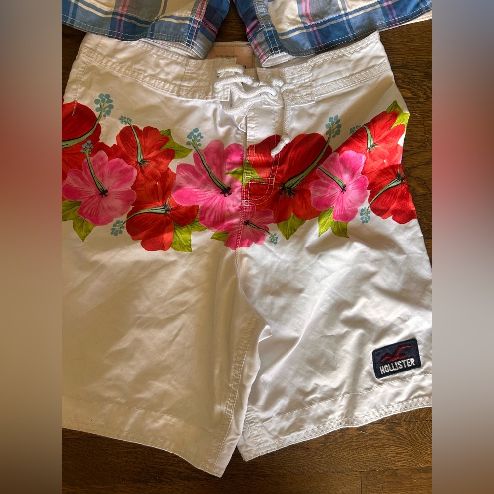 Hollister Board Shorts Bathing Suits for teen boys/men Size XS ADULT - Picture 2 of 6